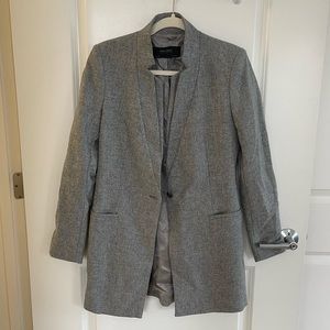 Grey Zara Wool Coat